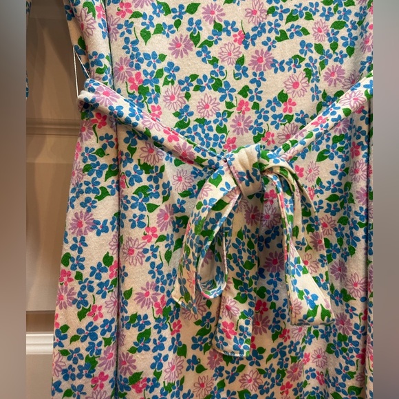 Vintage “The Lilly” by Lilly Pulitzer Floral Shirt Dress SZ XL - Picture 4 of 13